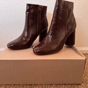 Urban Outfitters Sabrina Snake Boot